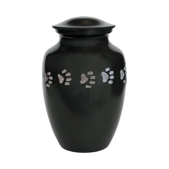Carved Wood Urn